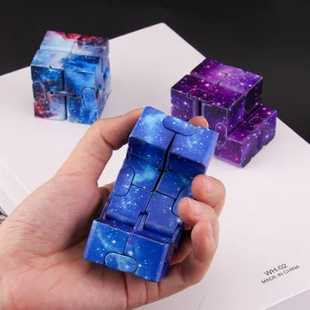 Kreatívne Nekonečné Kocka Magic Cube Office Flip Kubických Puzzle Fidgets Hračka Autizmus Proti Stresu Úľavu Stop Stres Odľahčovacia Autizmus Hračka