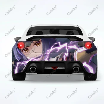 Kujou Sara Genshin Vplyv anime Auto samolepky truck zadné ostrohové úprave vhodné na vozidlo bolesť balení príslušenstvo obtlačky