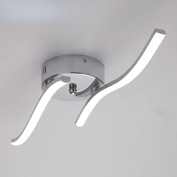 LED Stropné svietidlo 85-265V Tvorivé Vidlicový Tvarované Moderné Stropné Svietidlo 12W LED Lamparas De Techo pre Kuchyne, Spálne, Chodby,