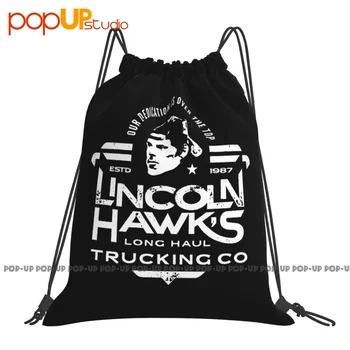 Lincoln Hawk Autodoprava Co Za Obetavosť Je Nad Hornou Estd 1987 Šnúrkou Tašky Telocvični Taška Vintage Vonkajšie Beh