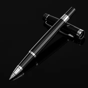 Luxusný Vysoko Kvalitný 622 Biele zlato Business Office 0,5 mm guľôčkové pero Guľôčkové ložisko pero