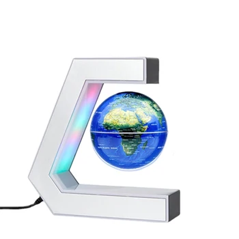 Magnetická Levitácia Plávajúce Svete s LED Svetlo Špeciálne Tvarované Base Svete pre Domáce Kancelárie Stôl Dekor Darček k Narodeninám pre Mužov Dieťa