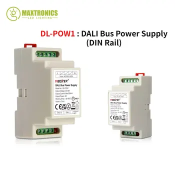 Miboxer DC16V 4W Max250mA LED Transformátor DL-POW1 DALI Bus Napájanie (DIN Rail) Pre AC 110V 220V DALI RGB CCT Led Downlight