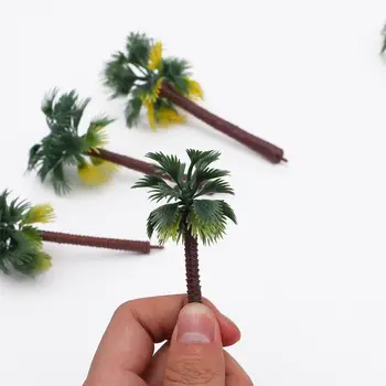 Mini Bonsai Kokosový Dažďového Pralesa Dekorácie, Záhradný Umelý Palmový Krajinu Model Miniatúrne Krajiny