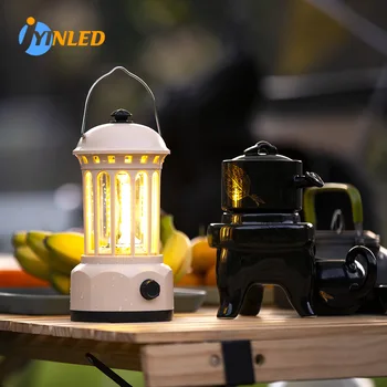 Mini Prenosné LED Camping Stan Svietidla Svetlá USB Nabíjateľné Vonkajšie Osvetlenie, Lampy, Záhradné GRIL Party Dekoratívne Okolitého Svetla