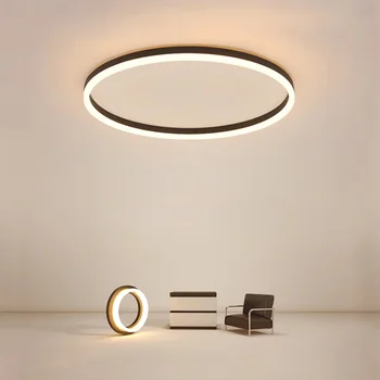 Moderné LED Stropné svietidlo Pre Spálne, Obývacej Miestnosti, študovne Železa Lampa Moderné Inteligentné Diaľkové Ovládanie Akryl Domáce Dekorácie, Lampy