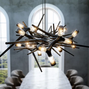 Moderné Thorn Lustre Dizajnér Osvetlenia Tvorivé LED Prívesok Svetlo Lampy pre Obývacia Izba Villa Lobby Lesk Lampadario