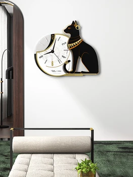 Moderný Minimalistický Umenie Hodiny Nástenné Hodiny Obývacia Izba Osobné Kreatívne Hodiny Stlmiť Módnych Domov Mierne Luxusné Dekorácie