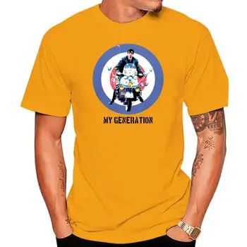 Moja Generácia Mod Skúter pánske T-Shirt - Jam Unisex Kto Quadrophenia Cartoon T Shirt Mužov Krátky Rukáv, Nový Klasické Tričko