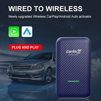 NOVÉ Bezdrôtové CarPlay Android Auto Wireless Adaptér Apple CarPlay Dongle Pre Volkswagen Toyota, Honda Audi Benz Mazd BT