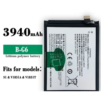  NOVÝ B-G6 Náhradné Batérie pre VIVO S1 V1831A V1831T Batériu Mobilného Telefónu Doska vstavaná Batteres