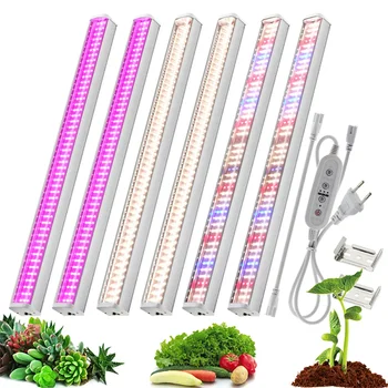 Najnovšie 1/2/4/6PCS celé Spektrum LED Rastie Svetlá pre Skleníkové Rastliny, Zelenina, Kvety Vyplniť Svetla Soilless Pestovanie Lampy Hot