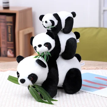 New Cute Baby Panda Plyšový Vankúš Cartoon Kawaii Plyšáka Bábika Zvieratá Hračka Vankúš Deti Hračka Narodeniny Milenca Darček Pre Deti