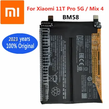 New Vysoká Kvalita Xiao 5000mAh Originálne Batérie BM58 Pre Xiao Mi 11T Pro Mi Mix 4 Mix4 Chytrý Mobilný Telefón Batérie Bateria