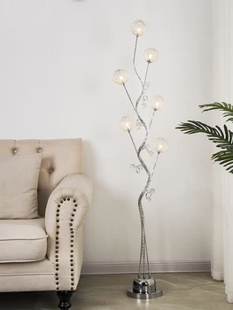 Nordic Moderný Minimalistický Obývacia Izba Podlaha Lampa Creative Decoration Diaľkové Ovládanie Svetiel Osobné Spálňa Lampy