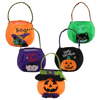 Nové Halloween dekorácie klobúk kolo tote bag Halloween detí candy darčeková taška tekvica taška