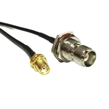 Nový Modem Koaxiálny Kábel TNC Žena Matica Prepínač SMA Konektor Konektor RG174 Pigtail 20 CM 8