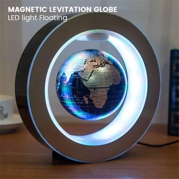 O/C Tvar Levitující Lampa Magnetická Levitácia Svete LED Zemi Plávajúce Lampa Rotujúce Svete, Nočné Svetlá Novinka Vianočný Darček