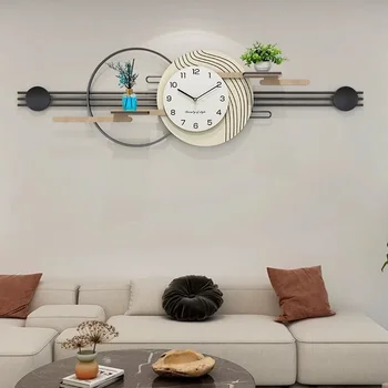 Obývacia Izba Nástenné Hodiny Art Nástenné Luxusné Veľké Veľkosti Moderné Nástenné Hodinky Minimalistický Dizajn Tichý Reloj De Porovnanie Domáce Dekorácie