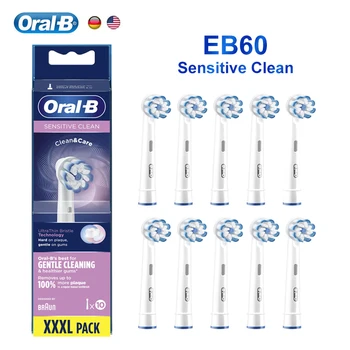 Oral-B EB60 Sensi Ultratenké Náhradný Elektrický Kefka Hlavy Čistenie a Starostlivosť o Citlivé Pôvodnú Náplň Zubná Kefka pre Dospelých