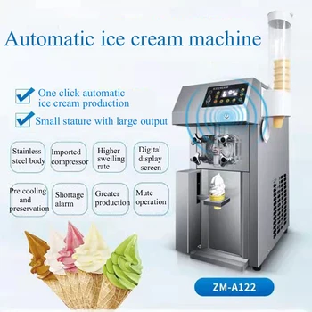 PBOBP Obchodné Soft Ice Cream Stroj Factory Outlet Ice Cream Tvorcovia Ploche Single-hlava Zmrzliny Výroba Stroj