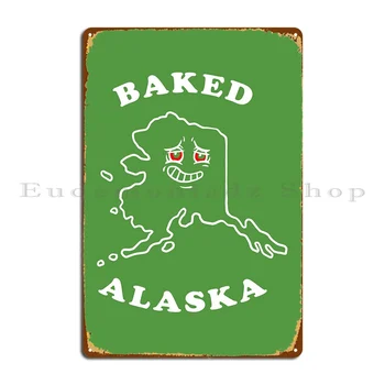 Pečené Alaska Kovové Prihlásiť Plakety Obývacia Izba Výzdoba Jaskyne Tlač Kino Tin Podpísať Plagát