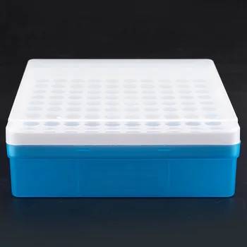 Plastové Námestie 100 Pozície Laboratórne 1,5 ml Skúmavku Odstreďte Prípade Box