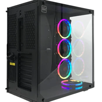 Podpora GC802 0.80 mm SPCC Herný Počítač RGB Prípade PC