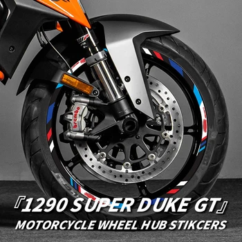 Používa sa Na KTM 1290 Super Duke GT Bike Príslušenstvo Rim Dekorácie Reflexné Nálepky Sady na Motocykel, Náboj Kolesa Nálepky