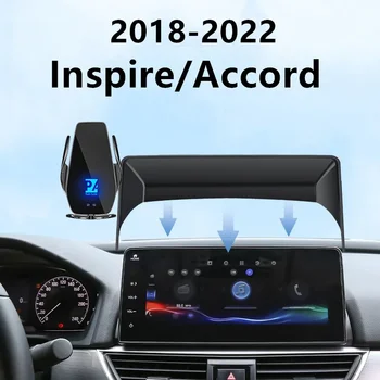 Pre 2018-2022 Honda Inšpirovať Dohodou Auto Displej Telefónu Držiteľa Bezdrôtovej Nabíjačky Navigácia Úpravu Interiéru 7/8/12.5 Palcov Veľkosť