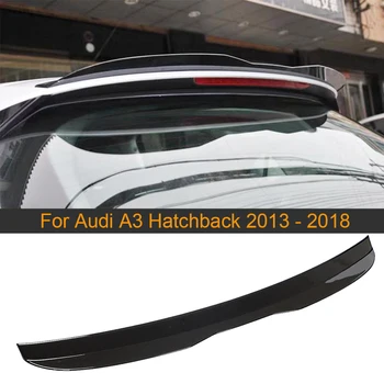 Pre A3 Auto Zadný Strešný Spojler Krídlo Pre Audi A3 Hatchback 2013 - 2018 Zadný Strešný Boot Pery Spojler Krídlo ABS Lesklej Čiernej Spojler