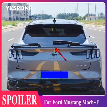 Pre Ford Mustang Mach-E 2021-Up Auto Spojler, ABS Materiál Carbon Fiber Vzhľad Auta Styling Auto Príslušenstvo, Zadný Kufor, Spojler