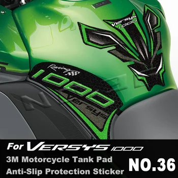 Pre Kawasaki VERSYS 1000 versys1000 SE 1000 S 2016-2023 3M Motocykel Tank Pad Nálepky Anti-slip Odtlačkový Ochrany Príslušenstvo