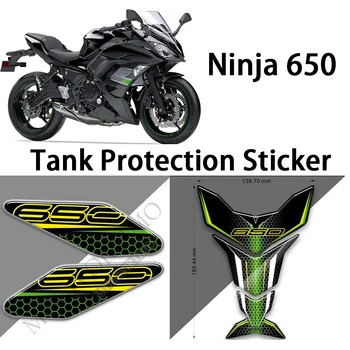 Pre Kawasaki Versys NINJA 650 Palivovej Nádrže, Ochranné Nálepky Ninja650 Motocykel Nálepky Palivovej Nádrže Tank Pad Nálepky Anti Scratchs