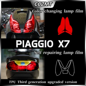 Pre Piaggio X7 svetlometu film údené čierny chvost svetlo nástroj TPU spätné zrkadlo priehľadný ochranný film príslušenstvo