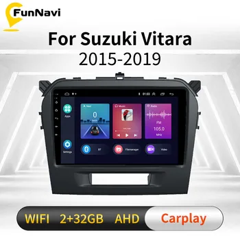 Pre Suzuki Vitara 2015-2019 2 Din Android Auto Multimediálny Prehrávač autorádia GPS Navigácie WIFI Autoradio Hlavu Jednotka Audio Stereo