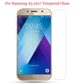 Pre Tvrdené Sklo Samsung Galaxy A5 2017 Screen Protector, Ultra-tenké A520 Fólia Pre Samsung Galaxy A5 2017 Sklo Film prípade