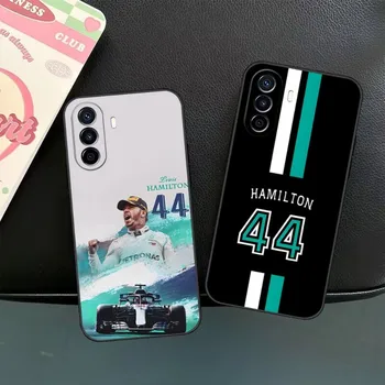 Preteky F1 Lewis Hamilton 44 Telefón puzdro Na Huawei Honor 70 50 60 X8 8X 30 9 20 10 20I 20S 10i Pro Plus Lite Späť Zahŕňa