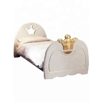 Prispôsobený Klasická Biela Farba Detí jednolôžko deti posteľ