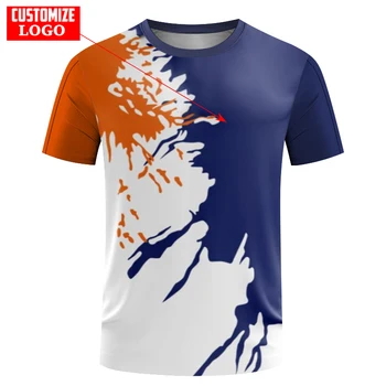 Prispôsobený Logo Lete pánske T-shirt Stolný Tenis Oblečenie Móda Tlač Ulici Bežné Rýchle Sušenie Top Voľné pánske T-shirt