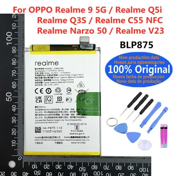 Pôvodné BLP875 5000mAh Batérie Pre OPPO Realme 9 5G / Realme Q3S / Realme C55 / Realme Narzo 50 Vysokej Kvality Telefón Bateria