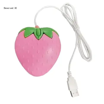R9CB Štýlový Ružový USB Myš Compact Optical Gaming Mouse na funkcie a pracovnej Plochy