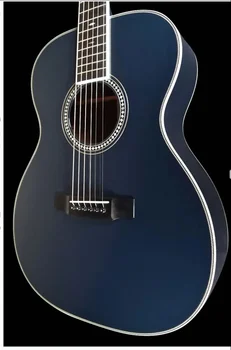Ručné Guitarra OM námornícka modrá VLASTNÝ 6 akustické Struny ECHF ERIC CLAPTON signature gitara