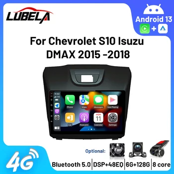 Rádio Automobilový 8Core 6+128G wifi Gps Autoradio Multimediálny Prehrávač 4G wifi 2Din Android pre Chevrolet S10 Isuzu DMAX 2015 -2018