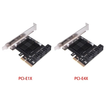 SATA 3 Rozširujúca PCI Karta PCI-E/PCIE SATA Radič SATA Násobiteľ SATA3 6Gbps Asmedia ASM1166 Čip Pre HDD SSD