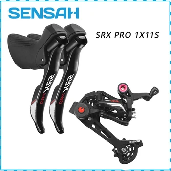 SENSAH SRX PRO 1x11 Rýchlosť Cestných Motocykle Sada 11s STI R/L radiaca páka Zadnej Prehadzovačky Štrk-Bicykle, Cyklo-Cross Časti