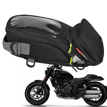 Silné Magnetické Motocykel Tank Vak Mužov Motorke Sedlo Single Bag Dotykový Displej Pre Telefón Veľkou Kapacitou