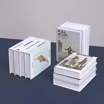 Skladacia Falošné Knihy Dekorácie Kniha Angličtina Moderné Ploche Knihy, Ozdoby Nordic Jednoduché Simulácie Kniha Foto Rekvizity