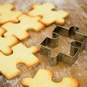 Skladačka tvar cookie formy Vianočné cookie tvar nehrdzavejúcej ocele cookie cutter DIY dezert pečenie tortu formy Kuchynské doplnky