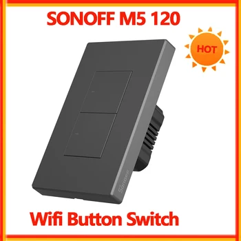 Sonoff Výhybkár M5 120 Wifi Smart Tlačidlo Mechanický vypínač Inteligentné Diaľkové Ovládanie Časovač Prepínať Cez eWelink APLIKÁCIA Pracovať S R5